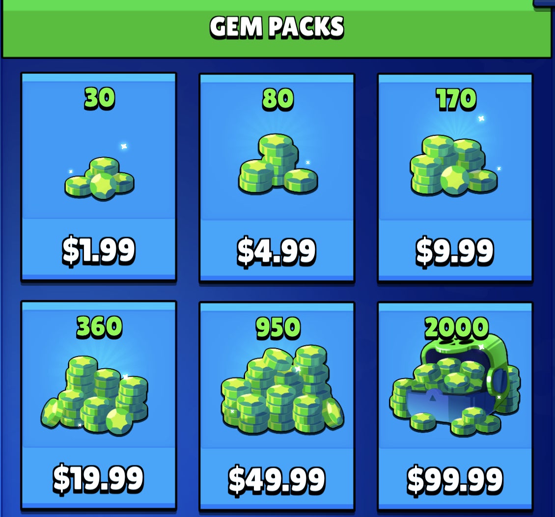 Mobile game monetization gem packs pricing comparison